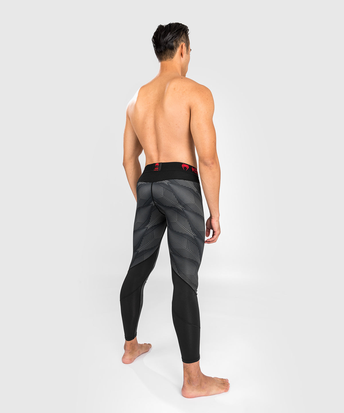 Pantalones de Compresión Venum Phantom - Negro/Rojo