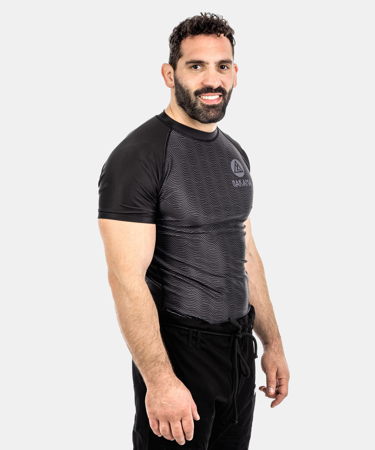 Nakama No-Gi IBJJF Short Sleeve Rashguard - Black/Black