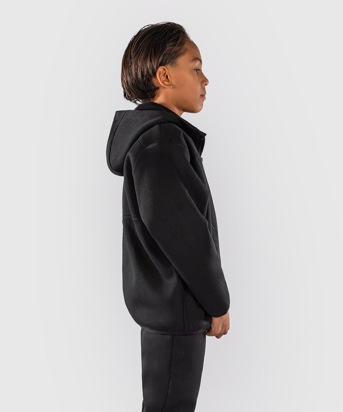 Veste de survêtement Venum Attack Fleece & Weave Pour Enfant - Noir