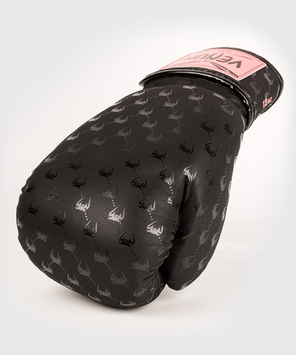 Venum Impact Monogram Boxing Gloves - Black/Pink Gold
