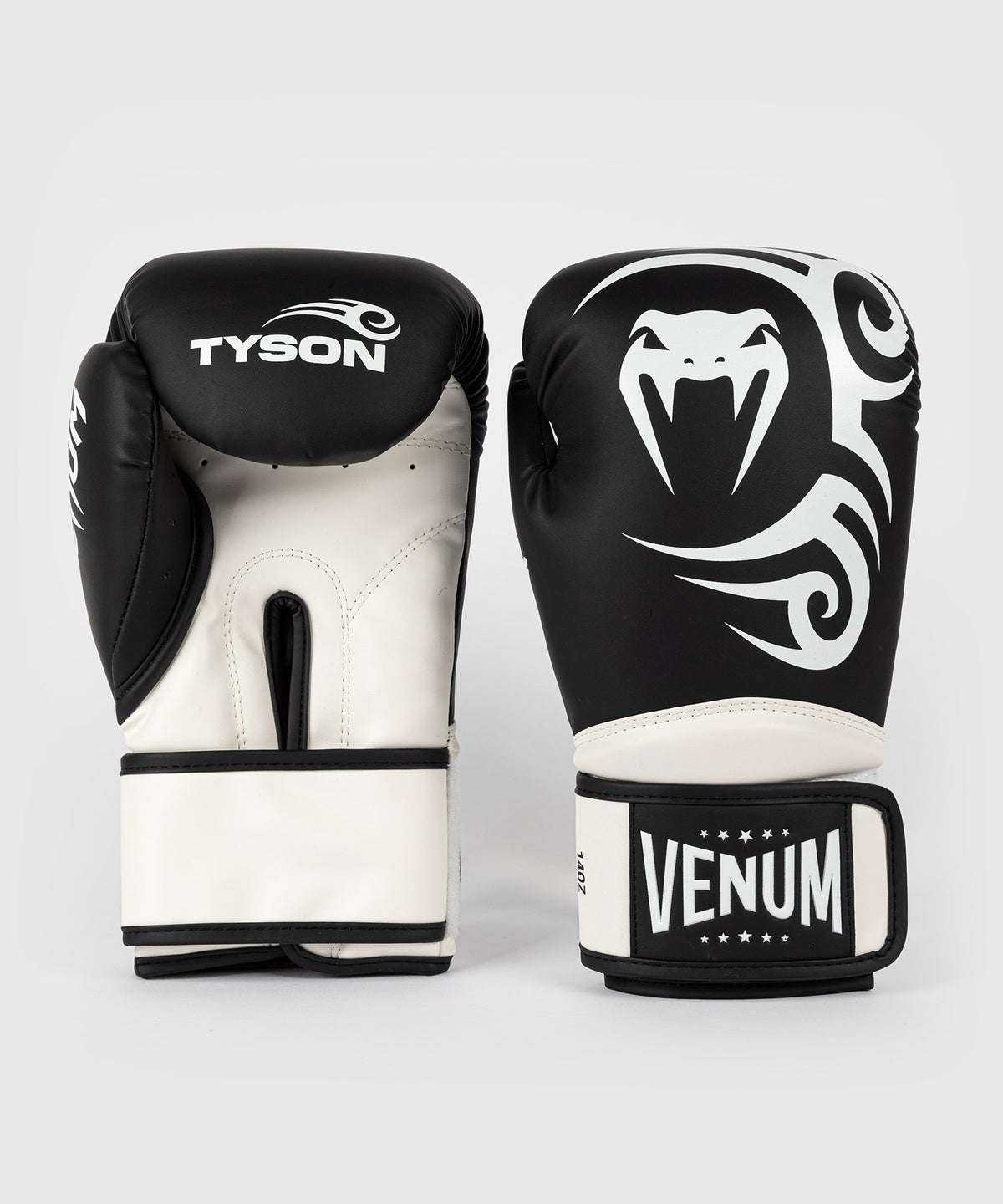 Venum Giant 2.0 Mike Tyson Pro Boxhandschuhe - Tiefschwarz/Optisch Weiß