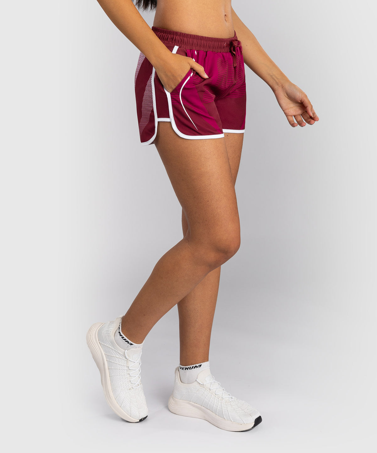 Venum Adrenaline Pantalones Cortos de Entrenamiento Mujer – Burdeos/Rosa
