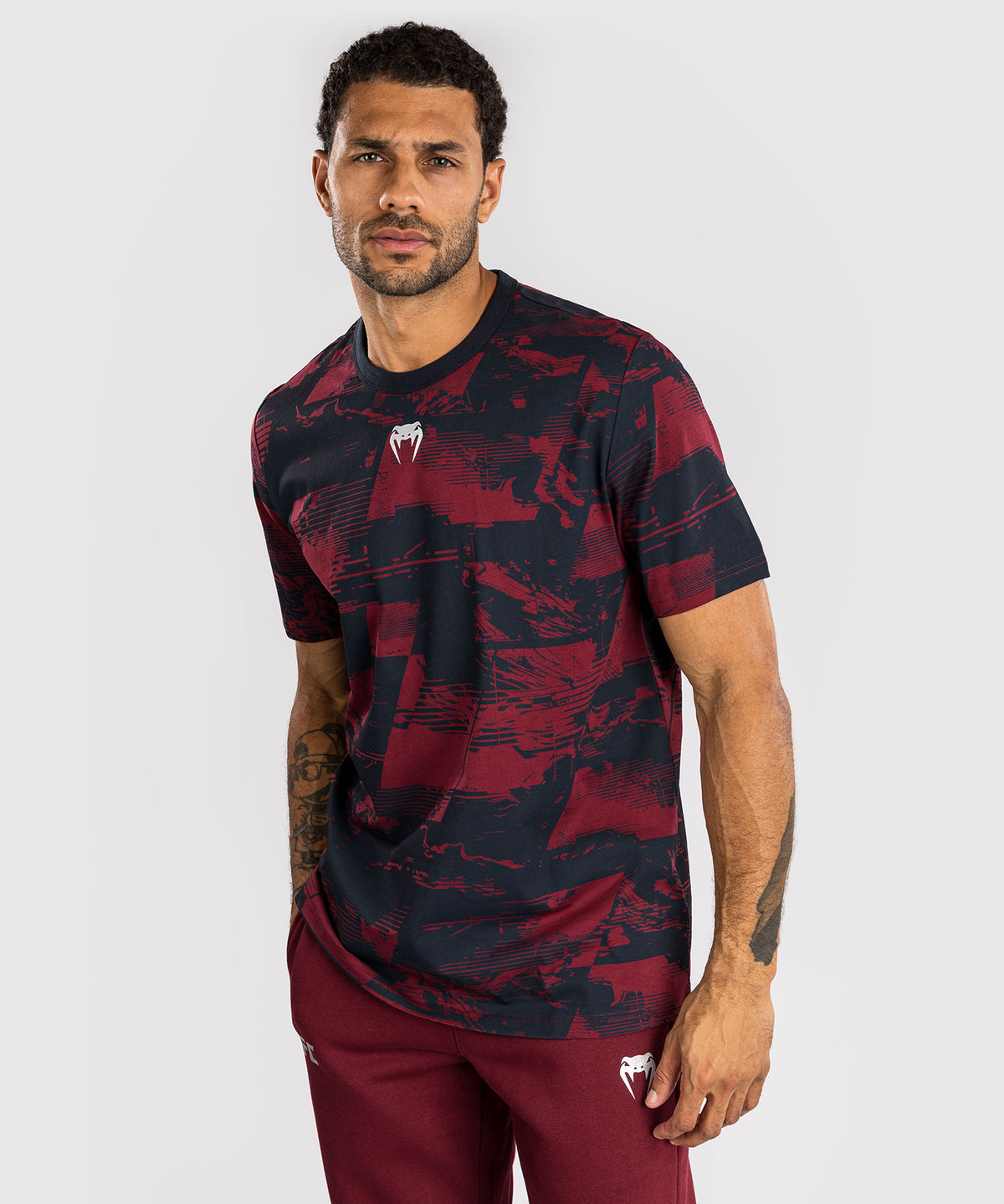 UFC Zenith by Venum Authentic Fight Week Camiseta de manga corta Hombre - Azul marino/Burdeos/Plateado
