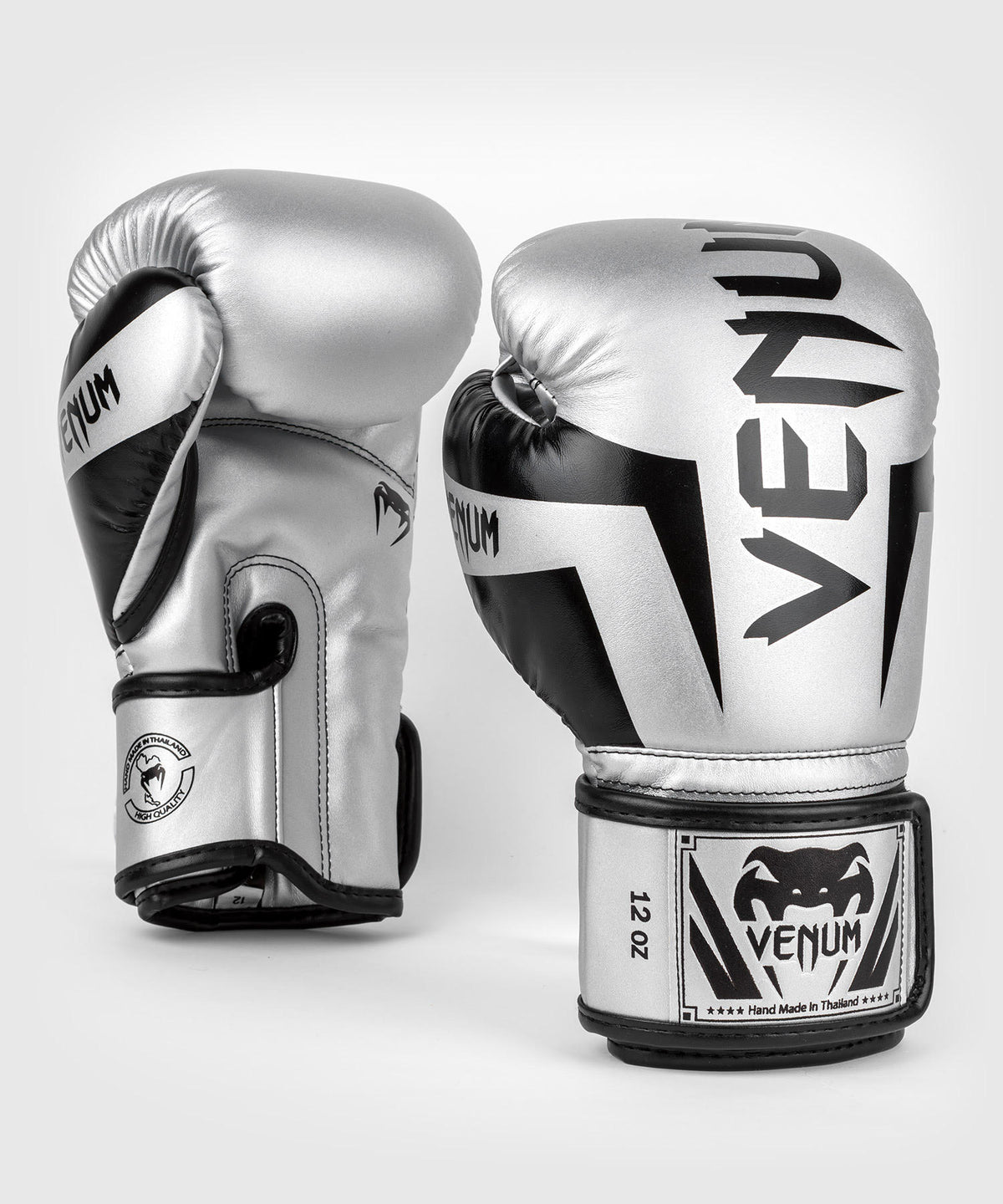 Venum Elite Guantes de boxeo - Plata/Negro