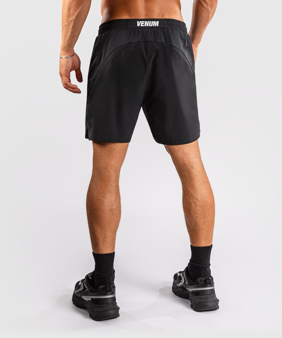 Venum G-Fit Scales Pantaloncini da Allenamento – Nero/Grigio Carbone