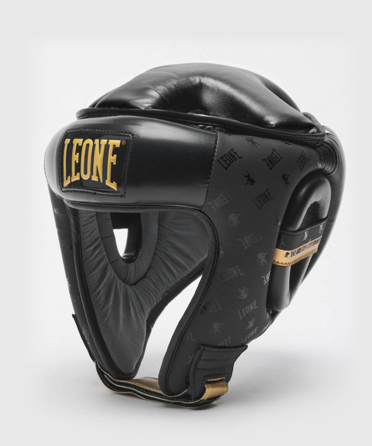 Leone DNA Casco da Boxe - Nero
