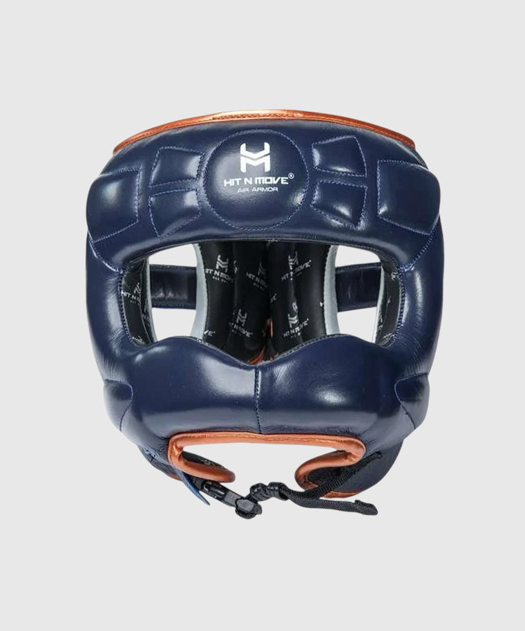Hit N Move Air Armor Boxkopfschutz mit Schutzbügel - Marineblau