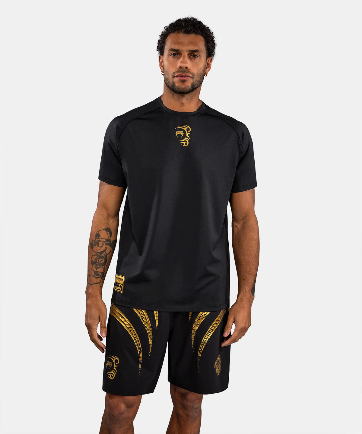 Venum x Mike Tyson Tiger Dry Tech T-Shirt - Black/Gold