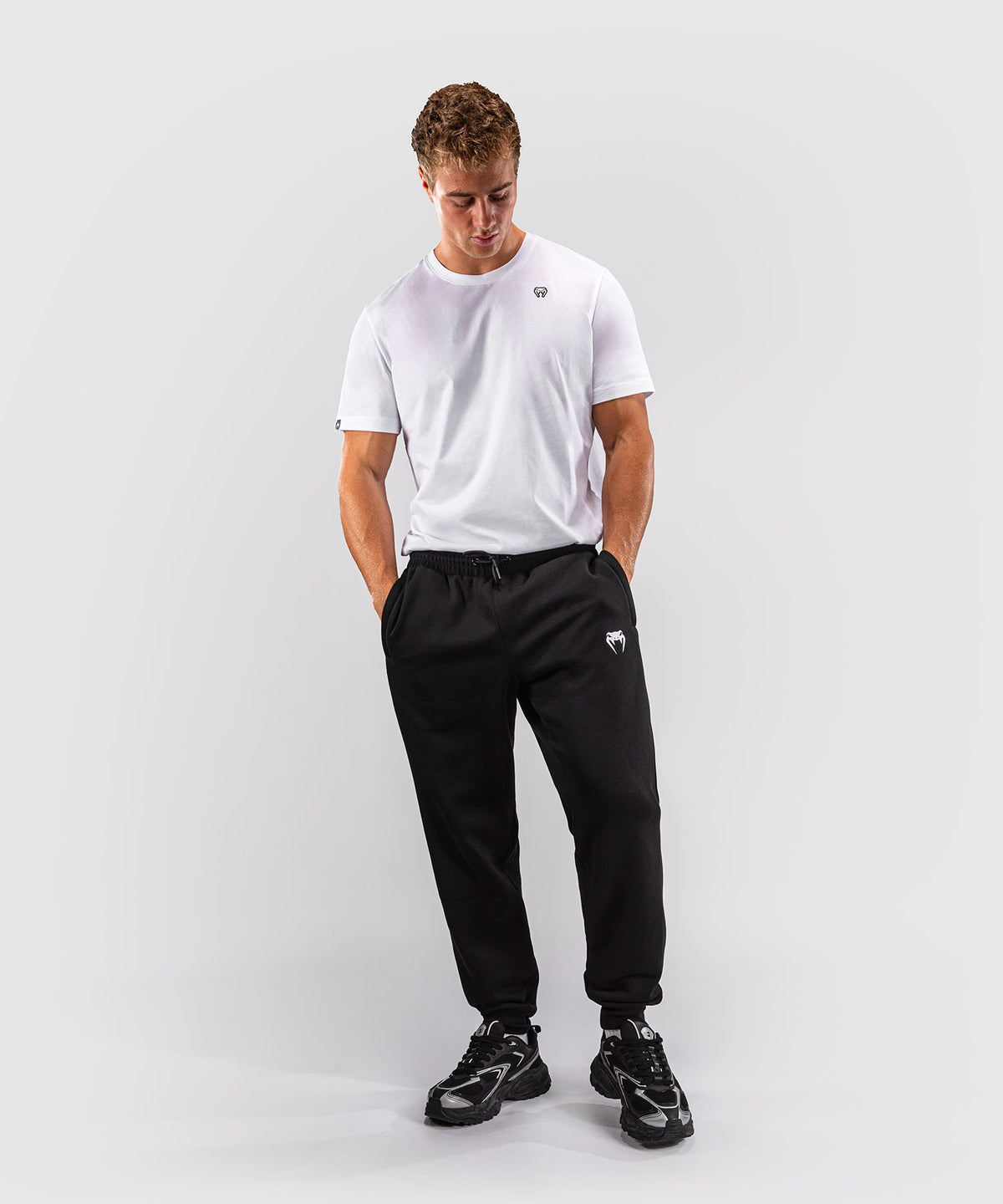 Venum Attack Fleece & Weave Pantalón de chándal - Negro