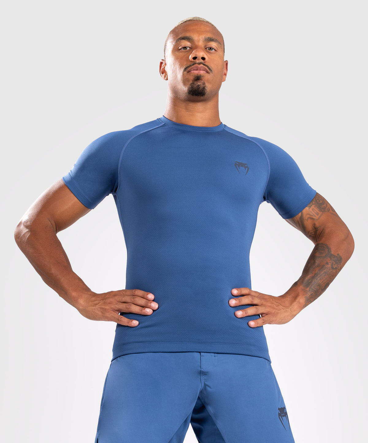 Venum Contender Rashguard a maniche corte - Blu