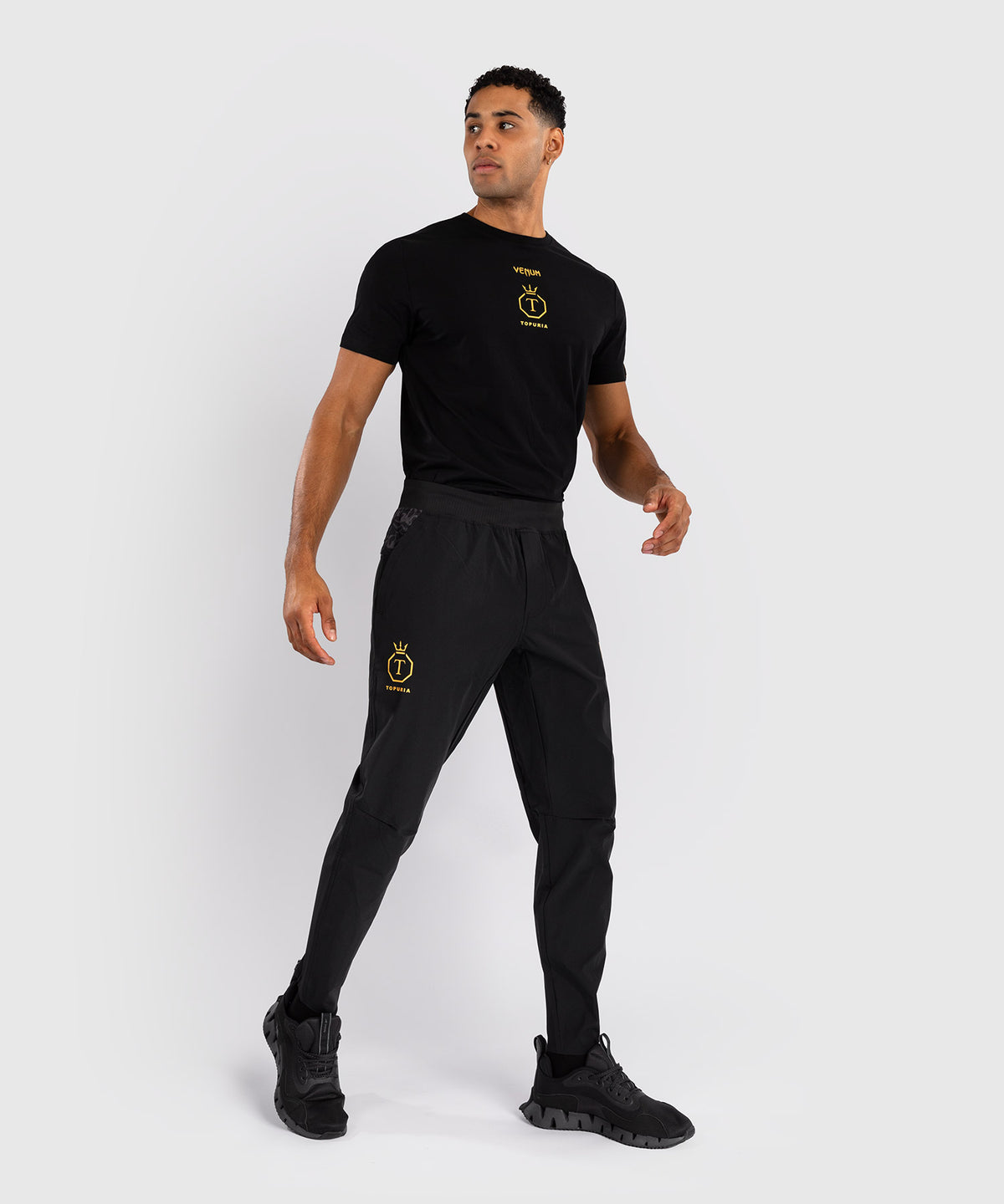 Venum x Topuria Unmatched Edition Jogginghose - Schwarz/Gold