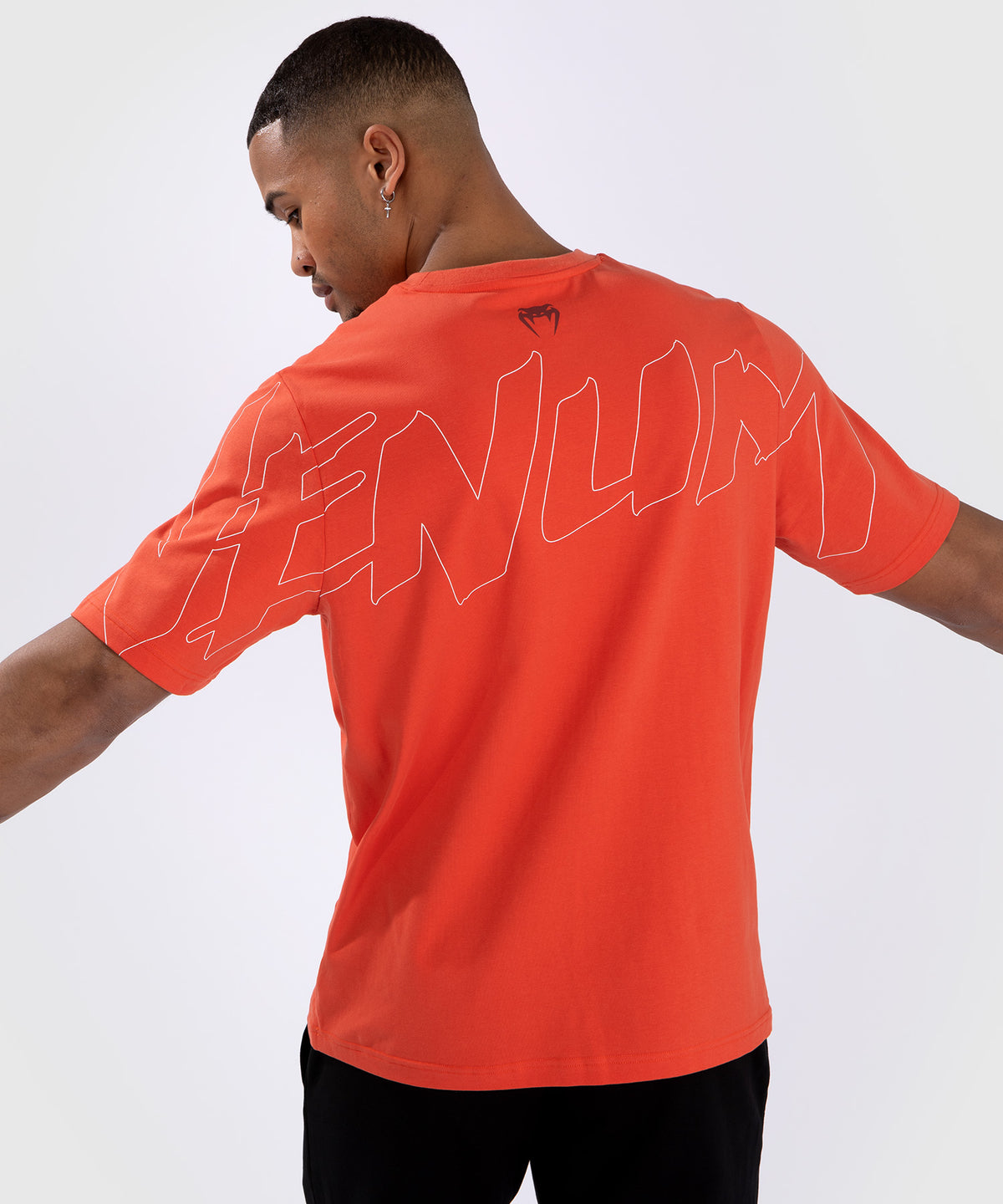 Venum Snake Print Camiseta - Naranja fluo