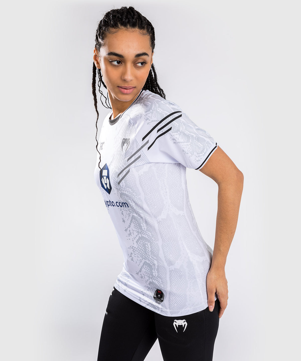 UFC Adrenaline by Venum Authentic Fight Night T-shirt Walkout para Mujer - Blanco