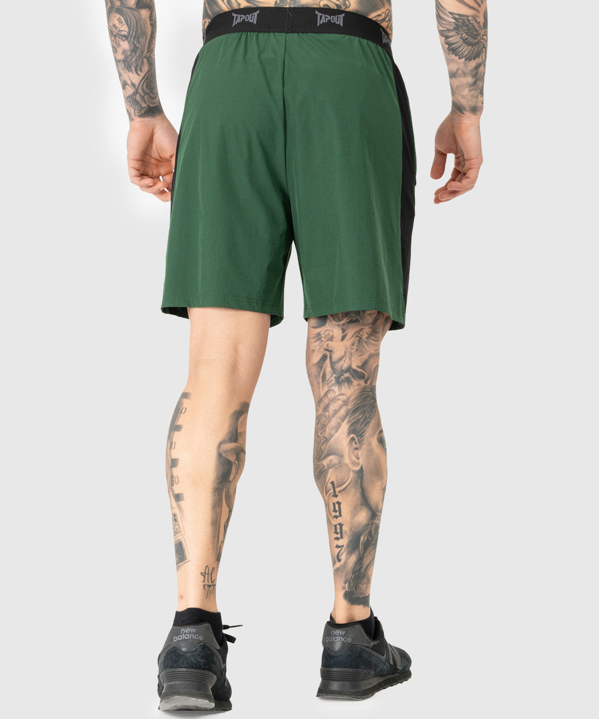 Tapout Training Fightshorts - Verde/Nero