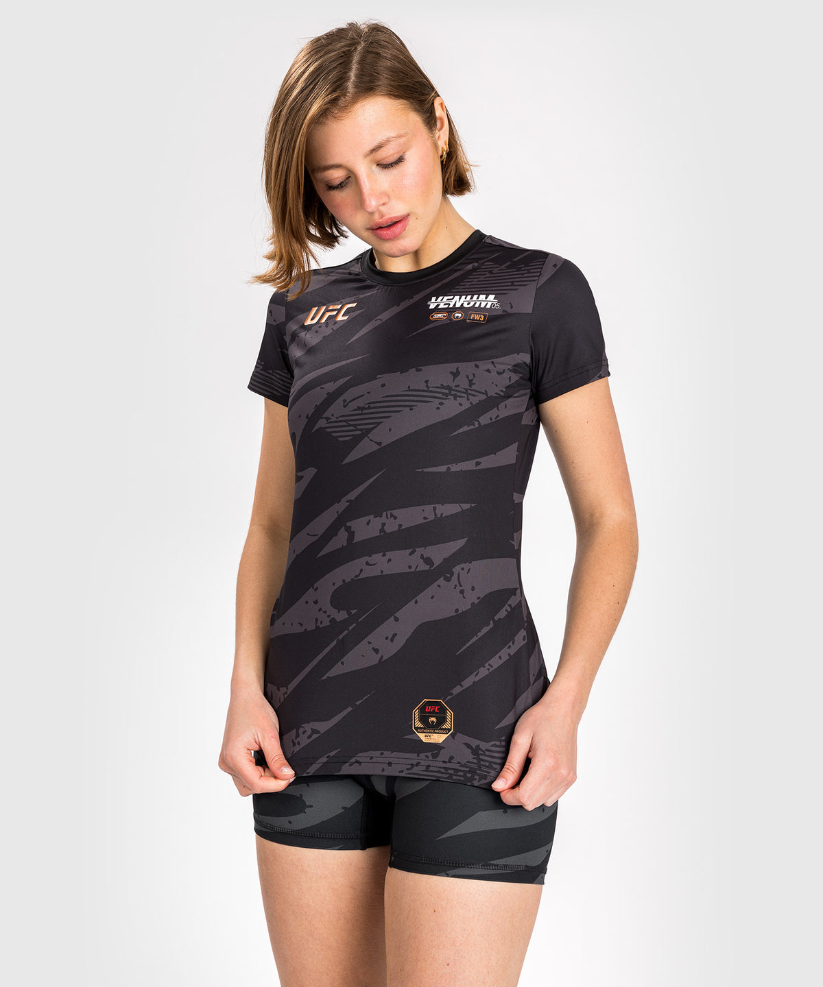 UFC Adrenaline by Venum Fight Week Maglietta Donna Dry-Tech - Urban Camo