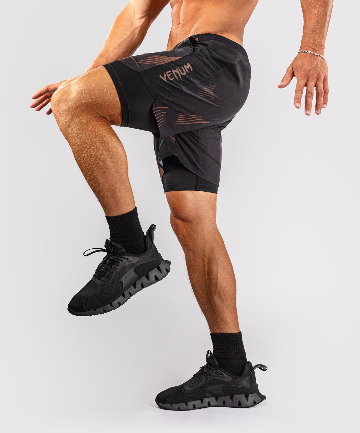 Venum No-Gi 6.0 Training Shorts - Black/Brown