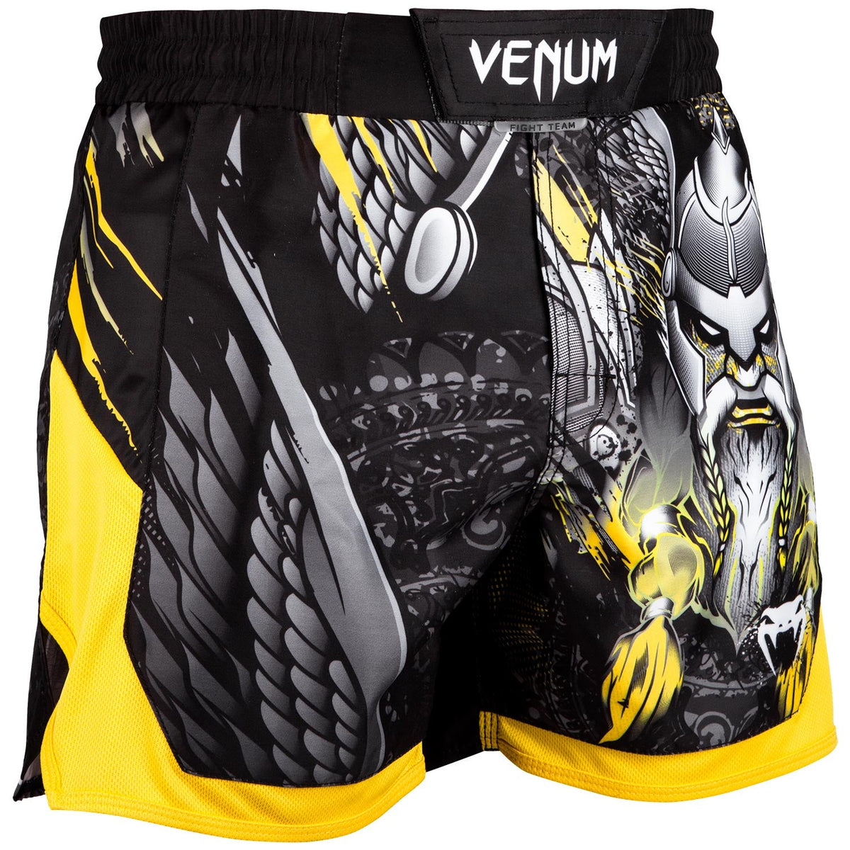 Venum Viking 2.0 kurze Fightshorts - Schwarz/Gelb