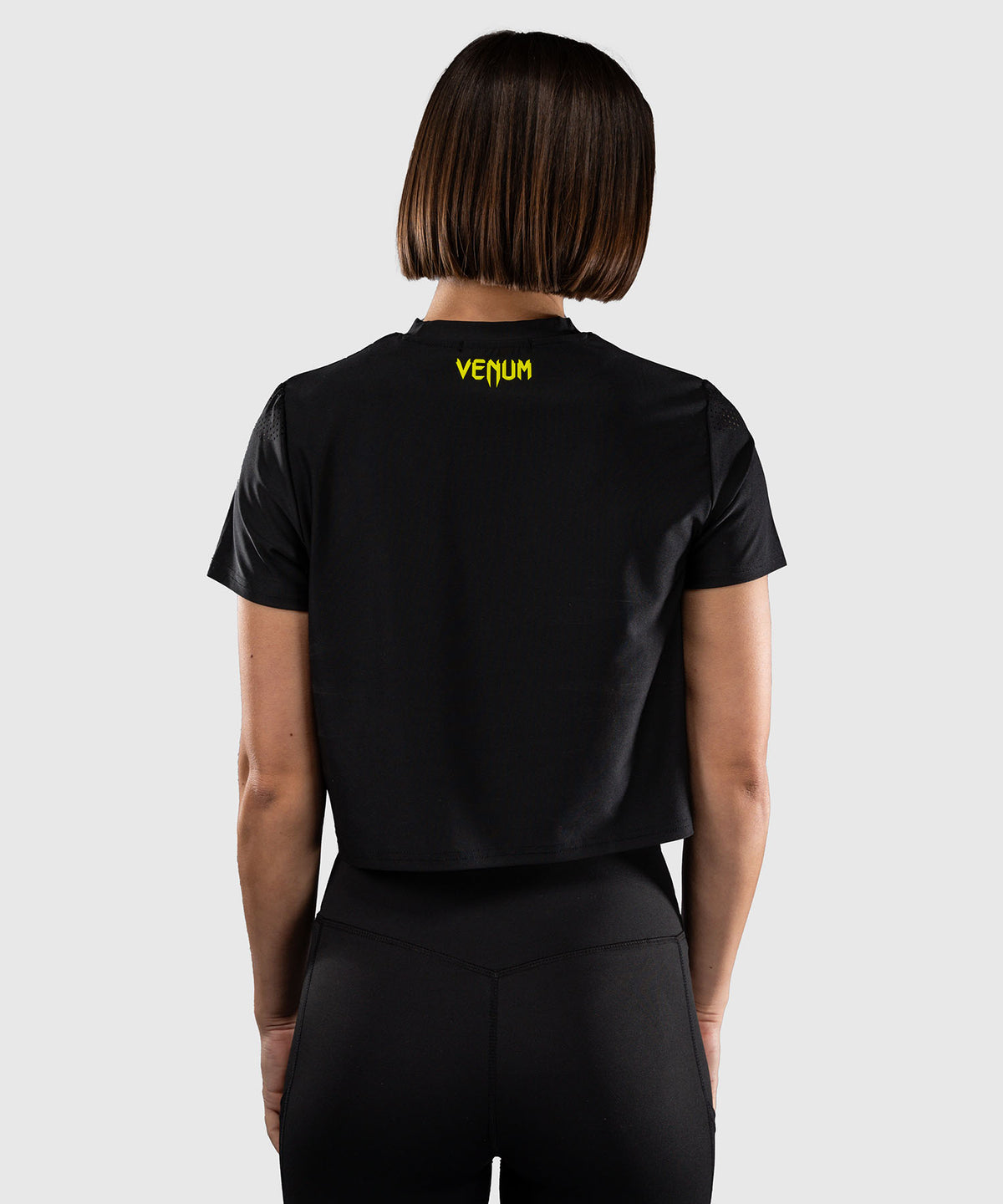 Venum Lazer Dry-Tech-T-Shirt Für Damen - Schwarz/Gelb