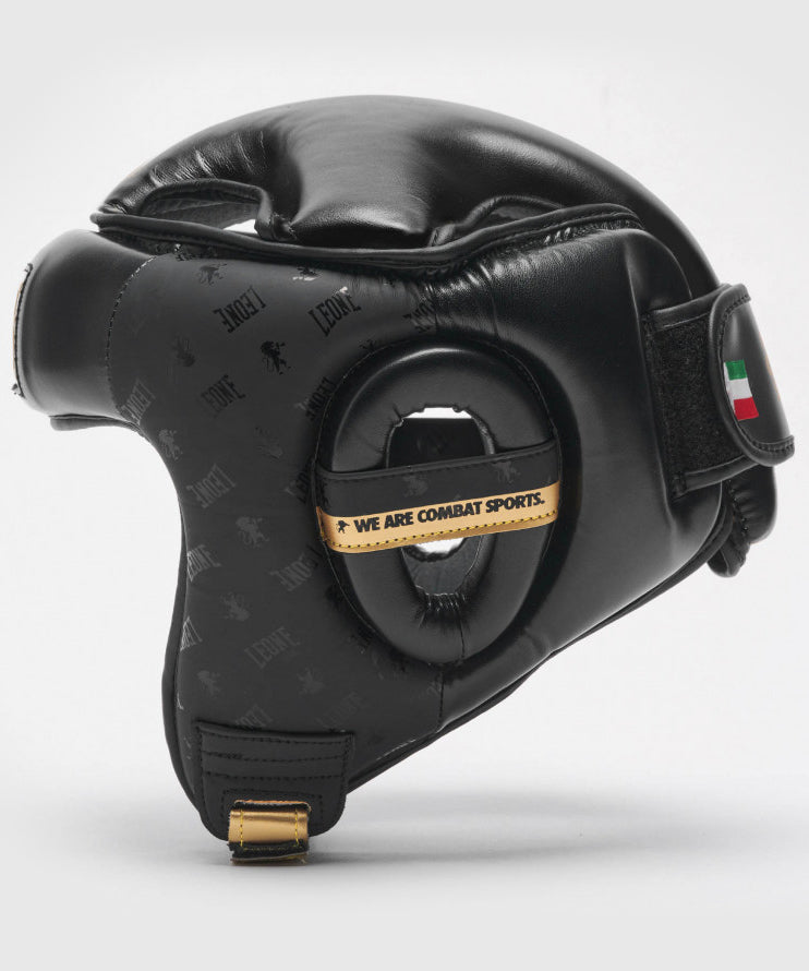 Leone DNA Casco da Boxe - Nero