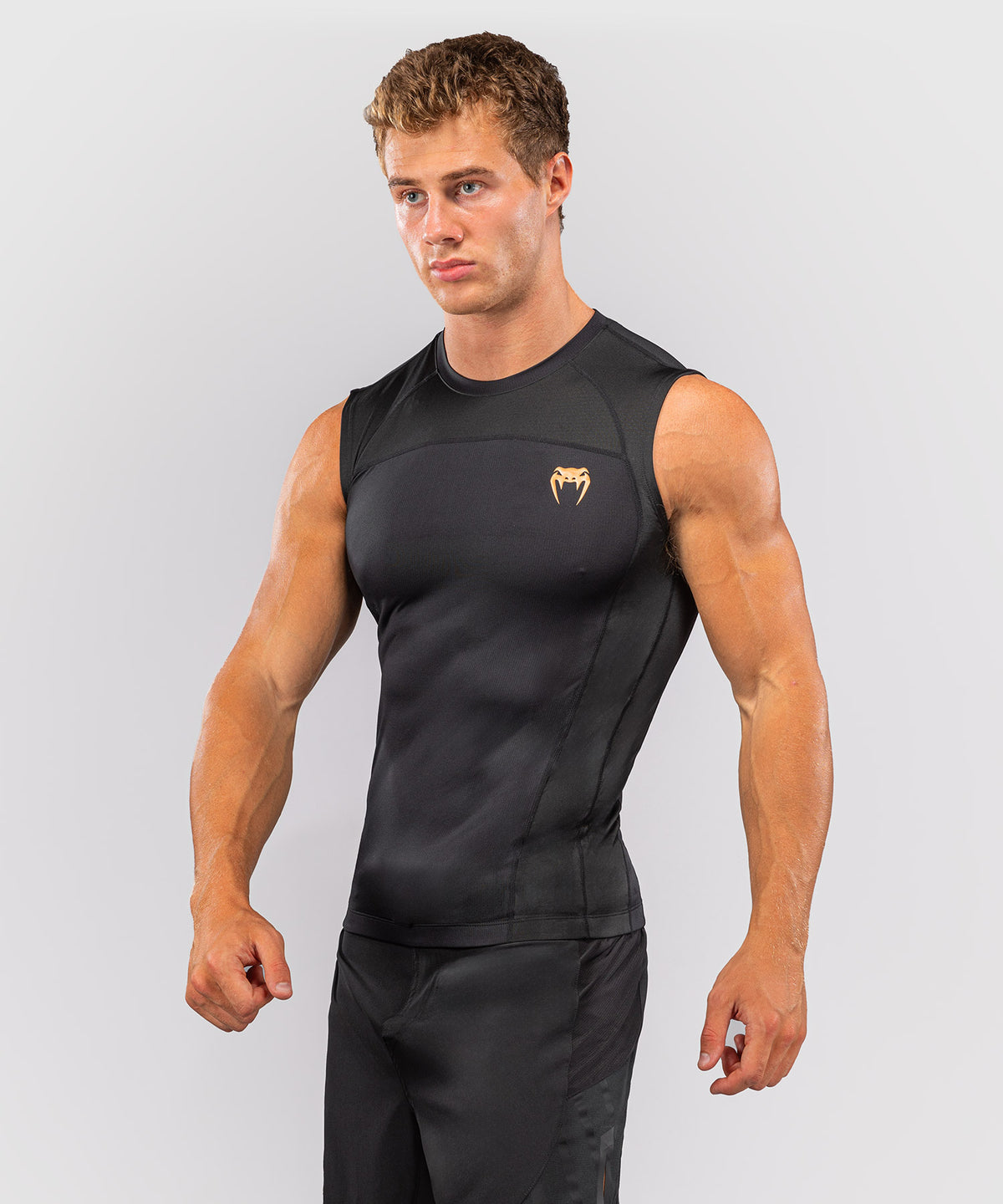 Venum G-Fit Revolution Sleeveless Rashguard - Black/Copper