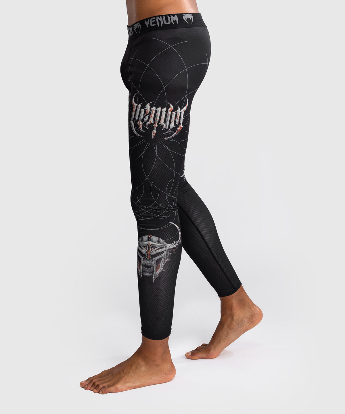 Pantalon de Compression pour Hommes Venum Gladiator 5.0 - Noir/Argent