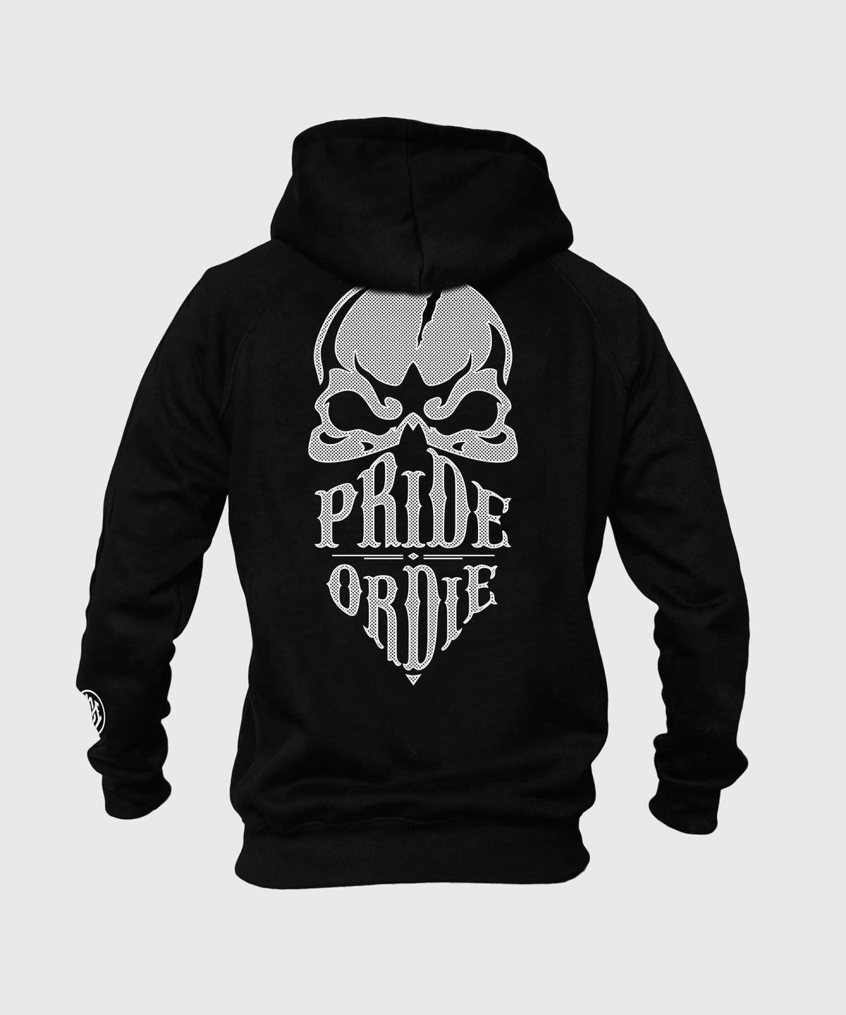 Pride Or Die Reckless Hoodie mit Reißverschluss - Schwarz/Weiß