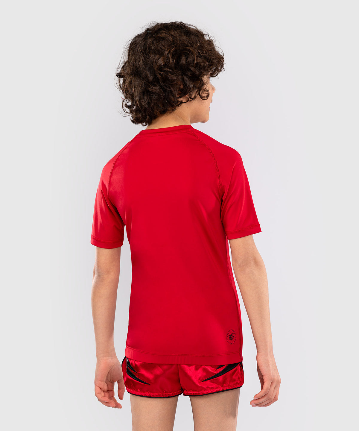Venum Contender Rashguards per Bambini Maniche Corte - Rosso Ciliegia