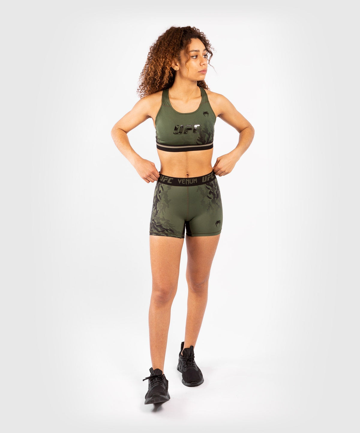 Brassière Femme UFC Venum Authentic Fight Week - Kaki