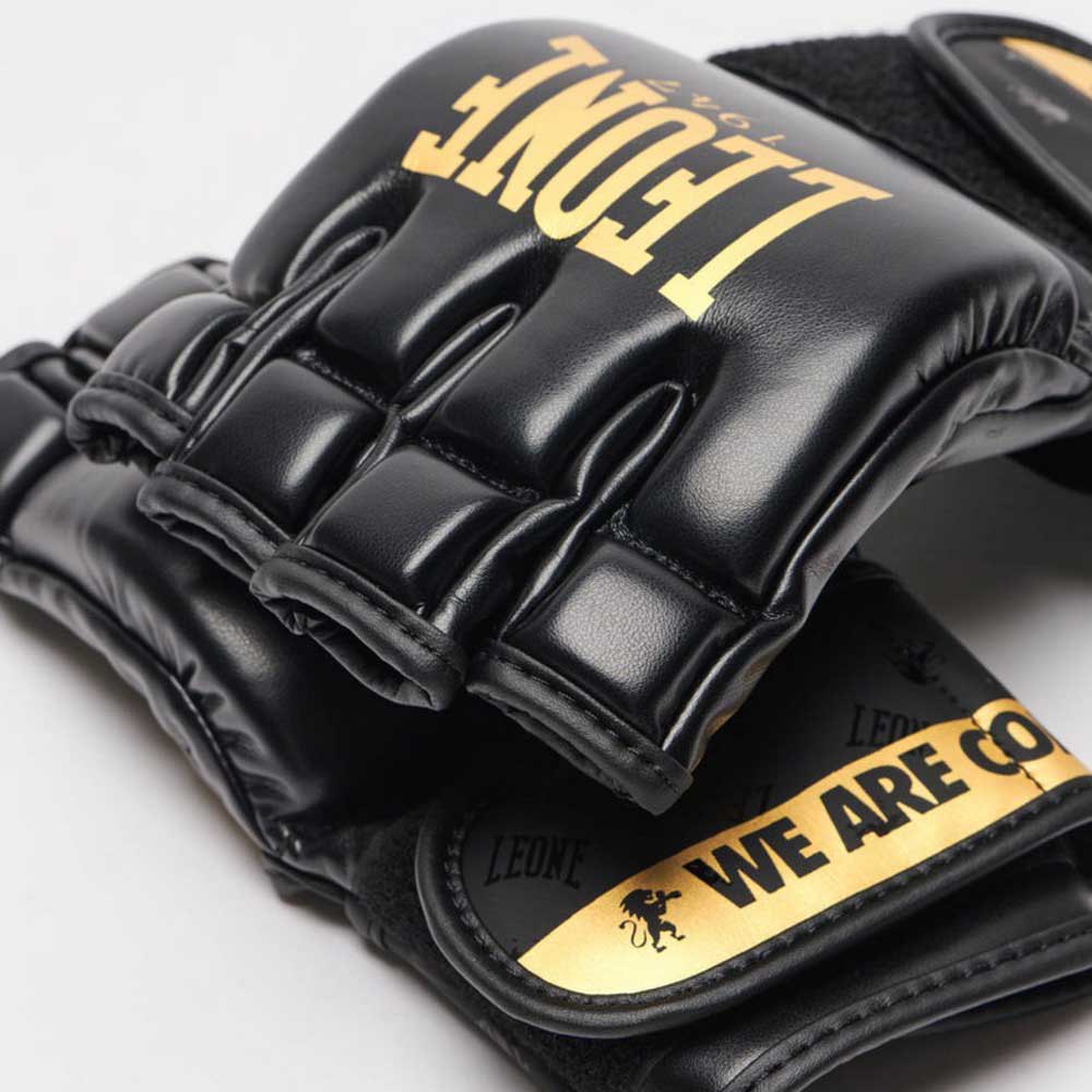 Leone DNA Guantoni da MMA - Nero/Oro