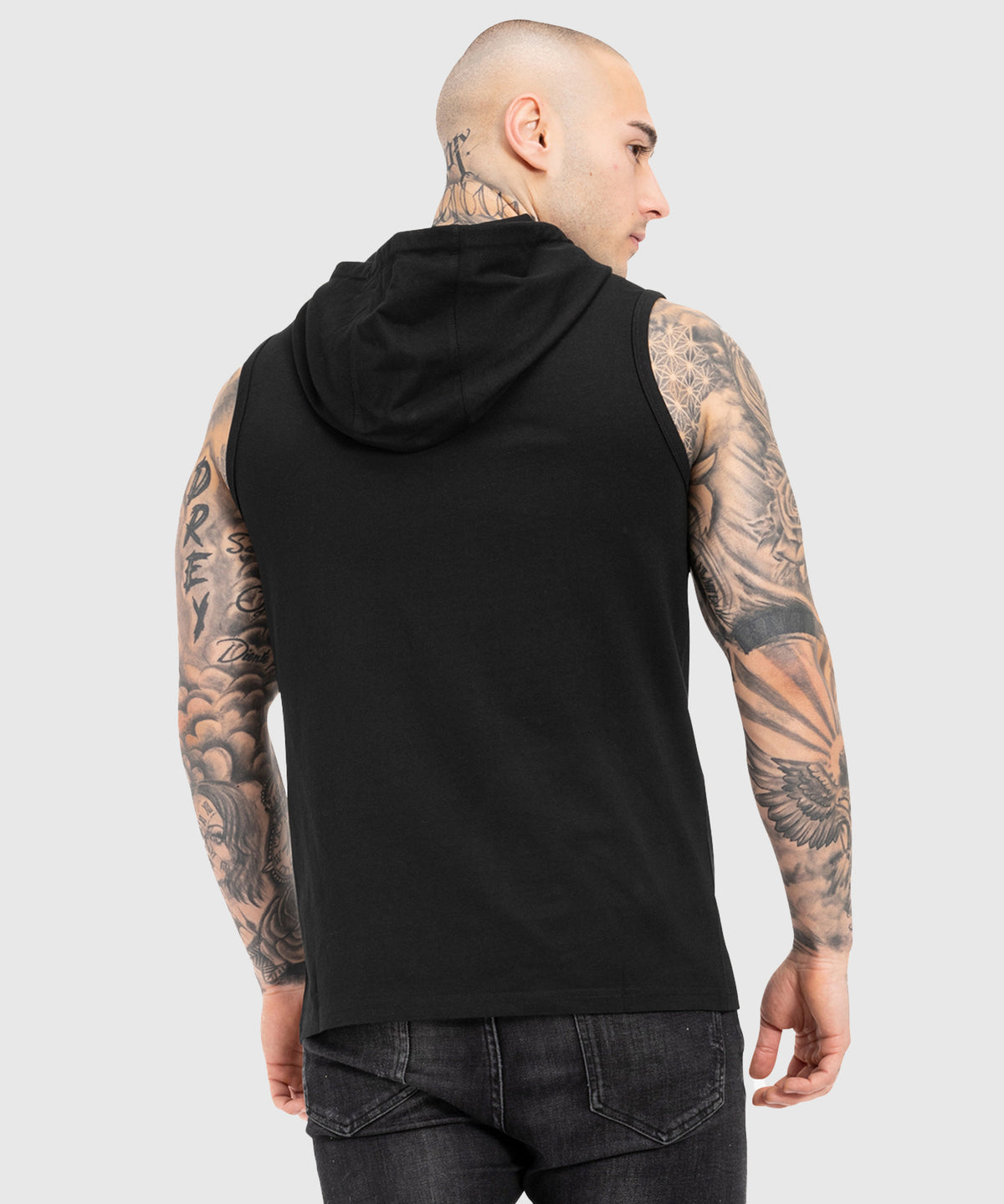 Tapout Alemada Hood Sudadera con Capucha - Negro/Blanco