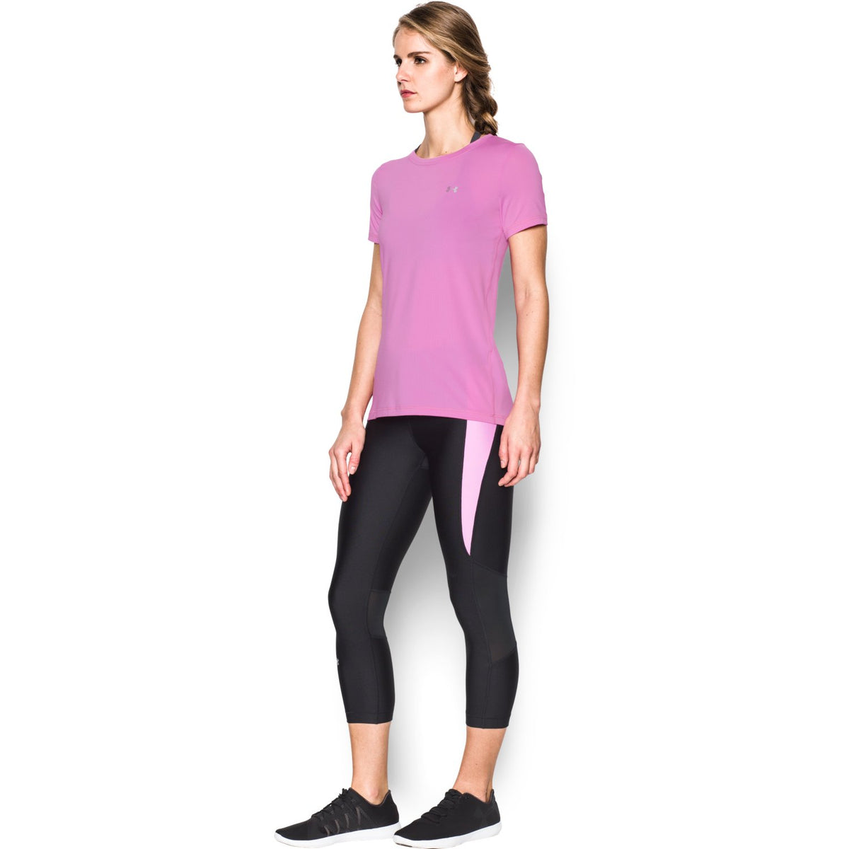 Under Armour Heatgear T-shirt Donna – Rosa