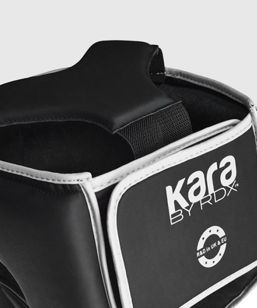 RDX F6 Kara Casco da Boxe - Nero/Bianco