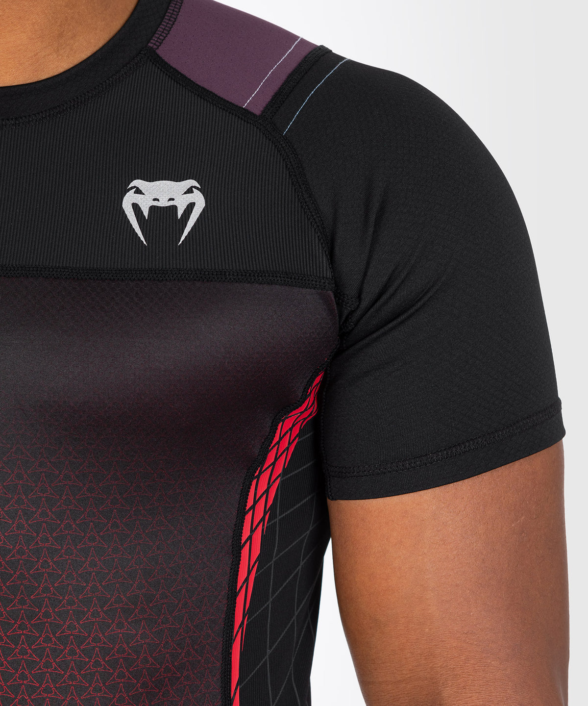 Rashguard à manches courtes pour hommes Venum x Dodge Banshee - Noir