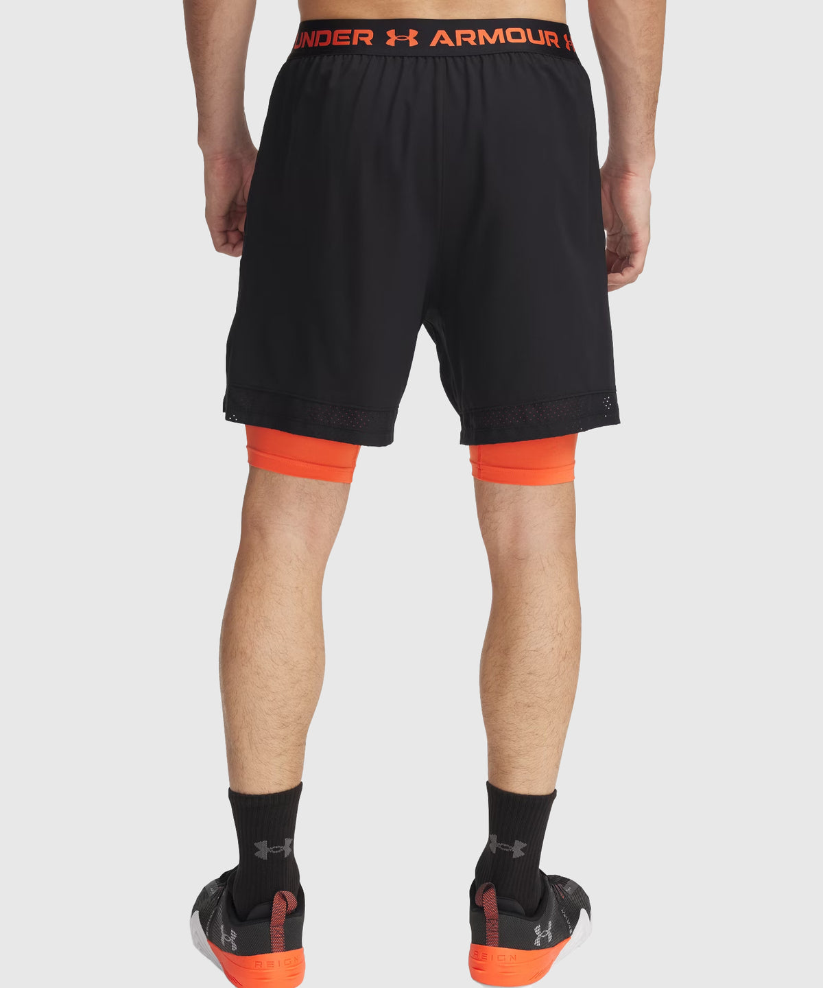 Short 2 En 1 Under Armour Ua Vanish Woven - Noir/Noir