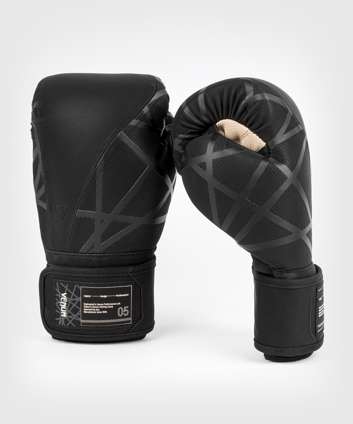 Venum Impact Tecmo 2.0 Boxing Gloves - Black