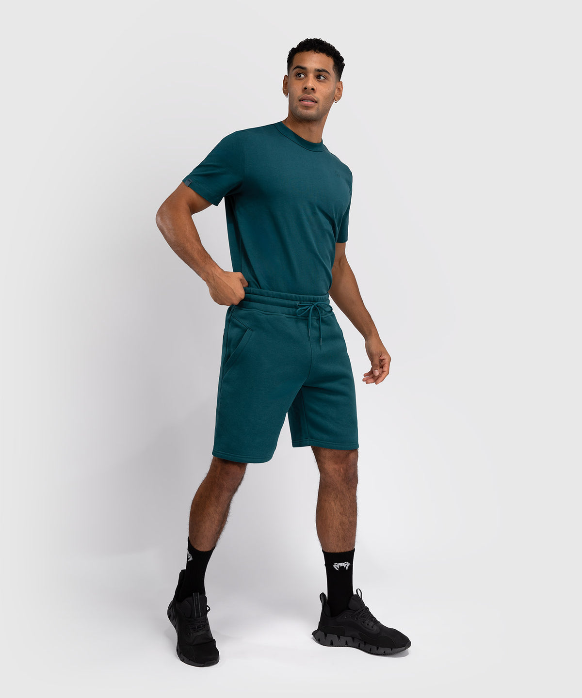 Venum Silent Power Pantalones Cortos de Algodón - Paon Green