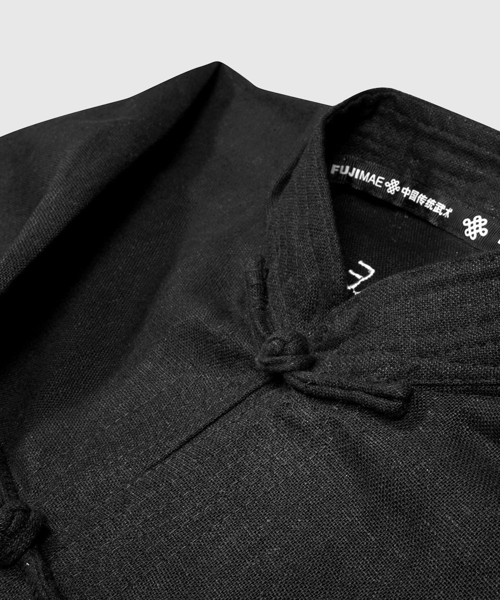 Fujimae Chaqueta de Kung-Fu de Lino