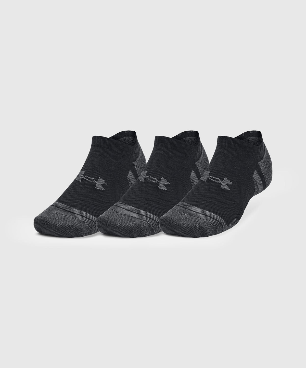 Under Armour Ua Performance Tech Calze Basse 3 Paia – Nero/Grigio