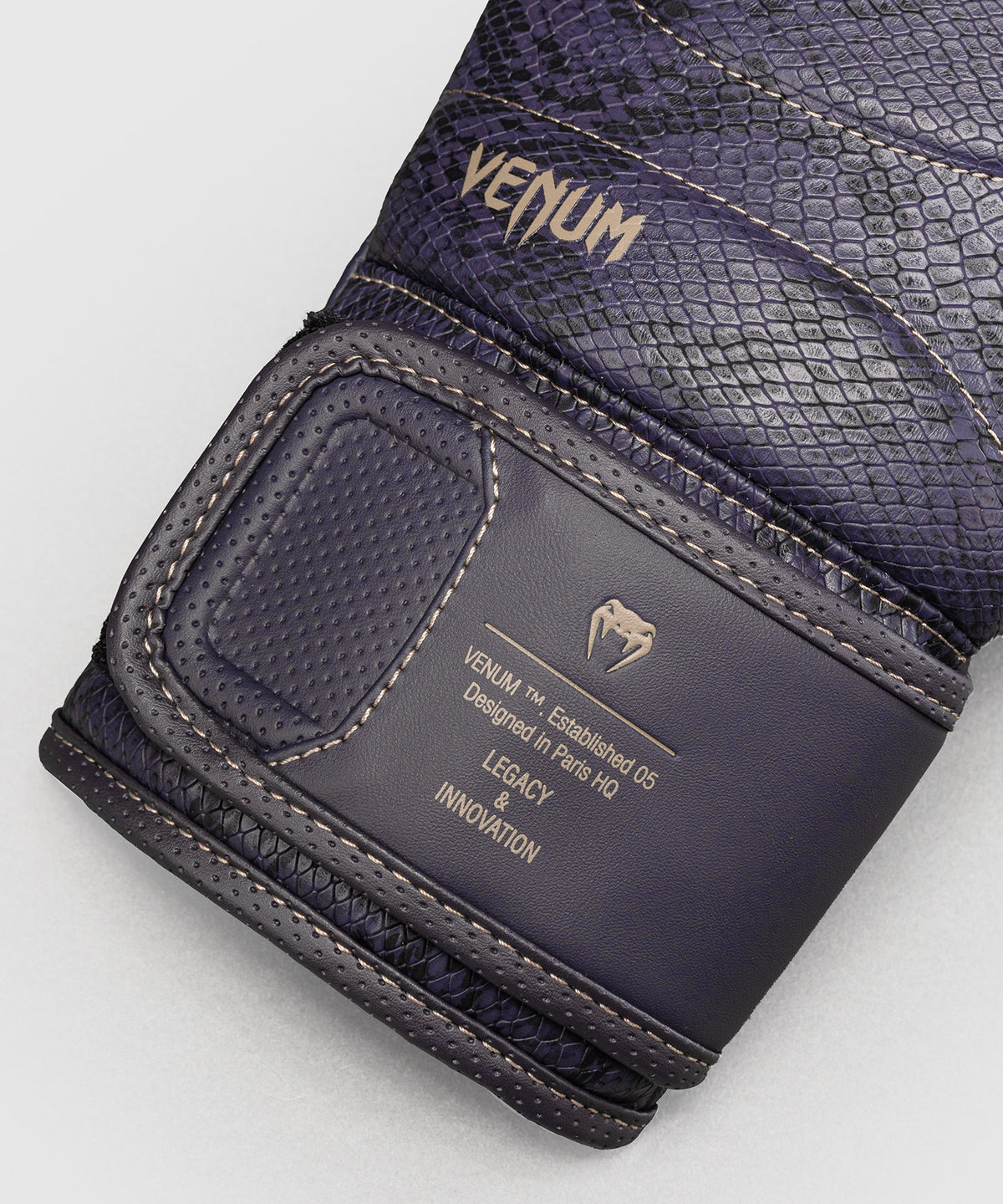 Venum Impact Evo Scales Boxing Gloves - Dark Purple