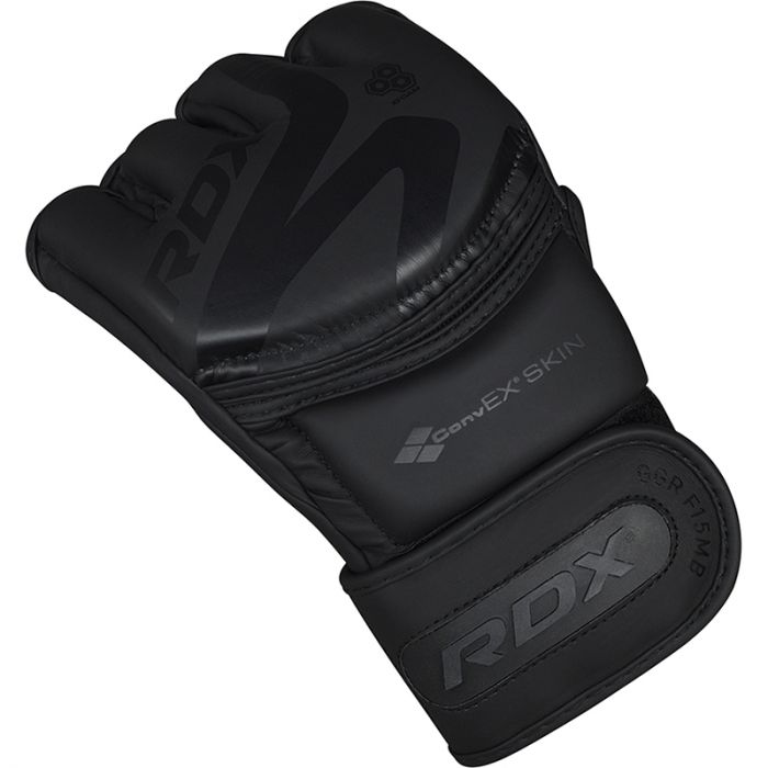 RDX F15 Guantoni da MMA - Nero Opaco