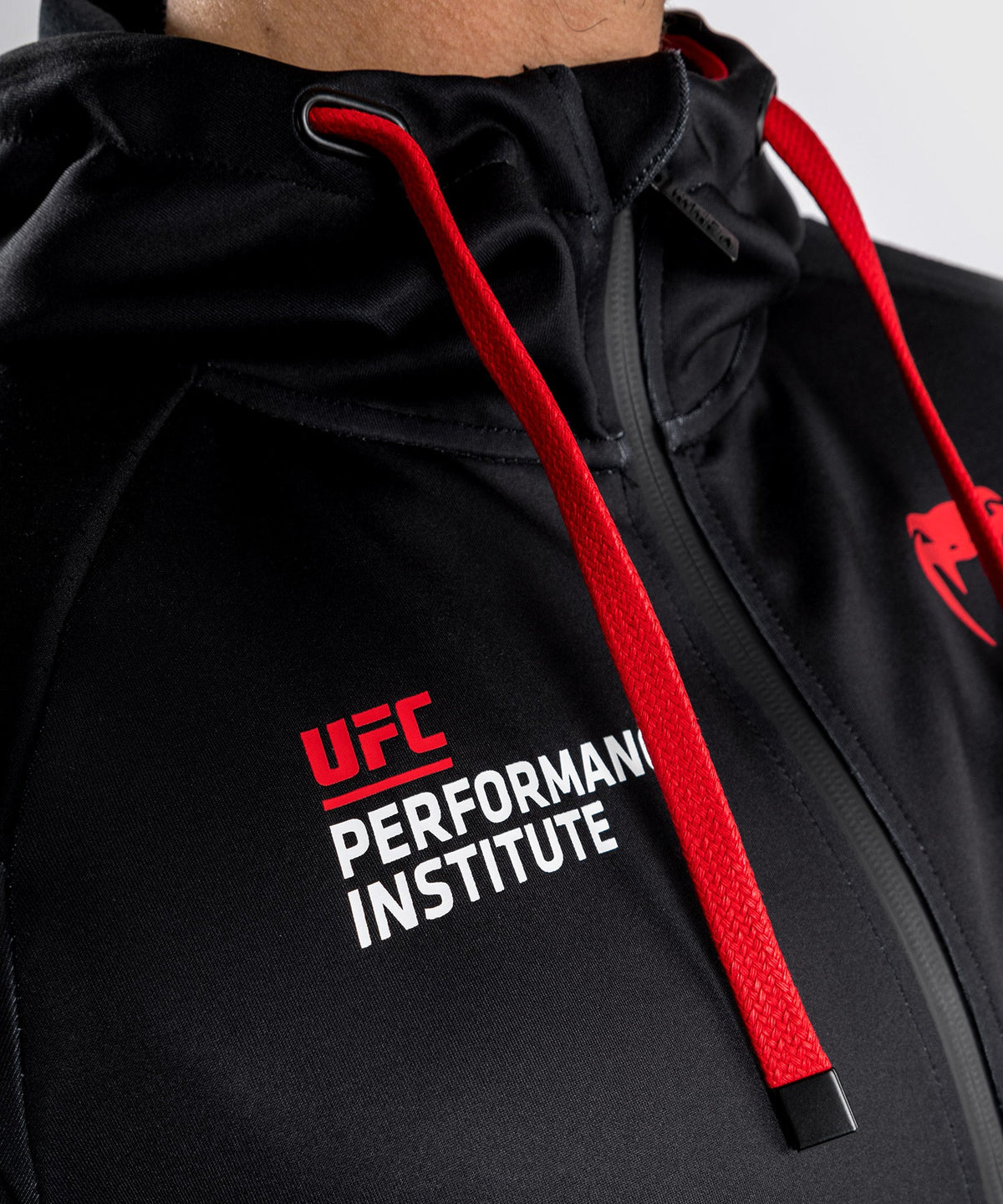 UFC Venum Performance Institute Kapuzen-Sweatshirt - Schwarz/Rot