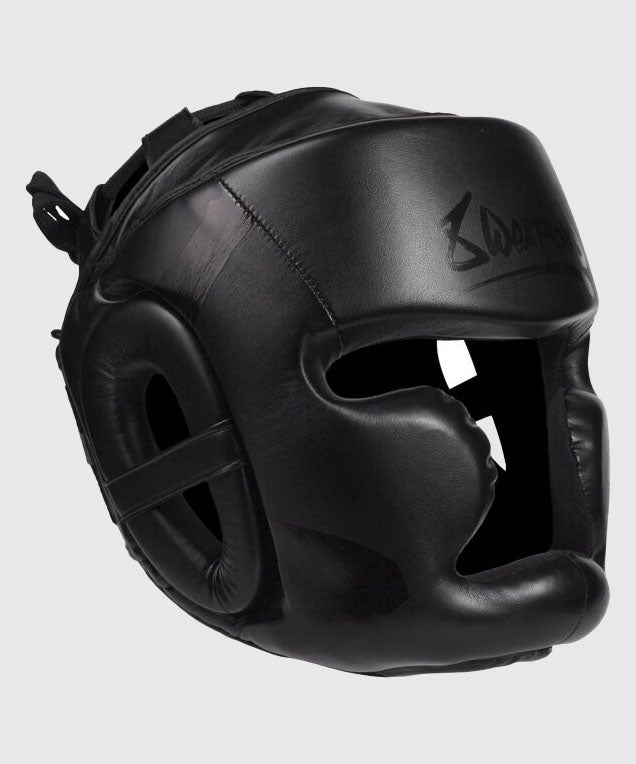 8 Weapons Unlimited Boxhelm - Schwarz/Schwarz