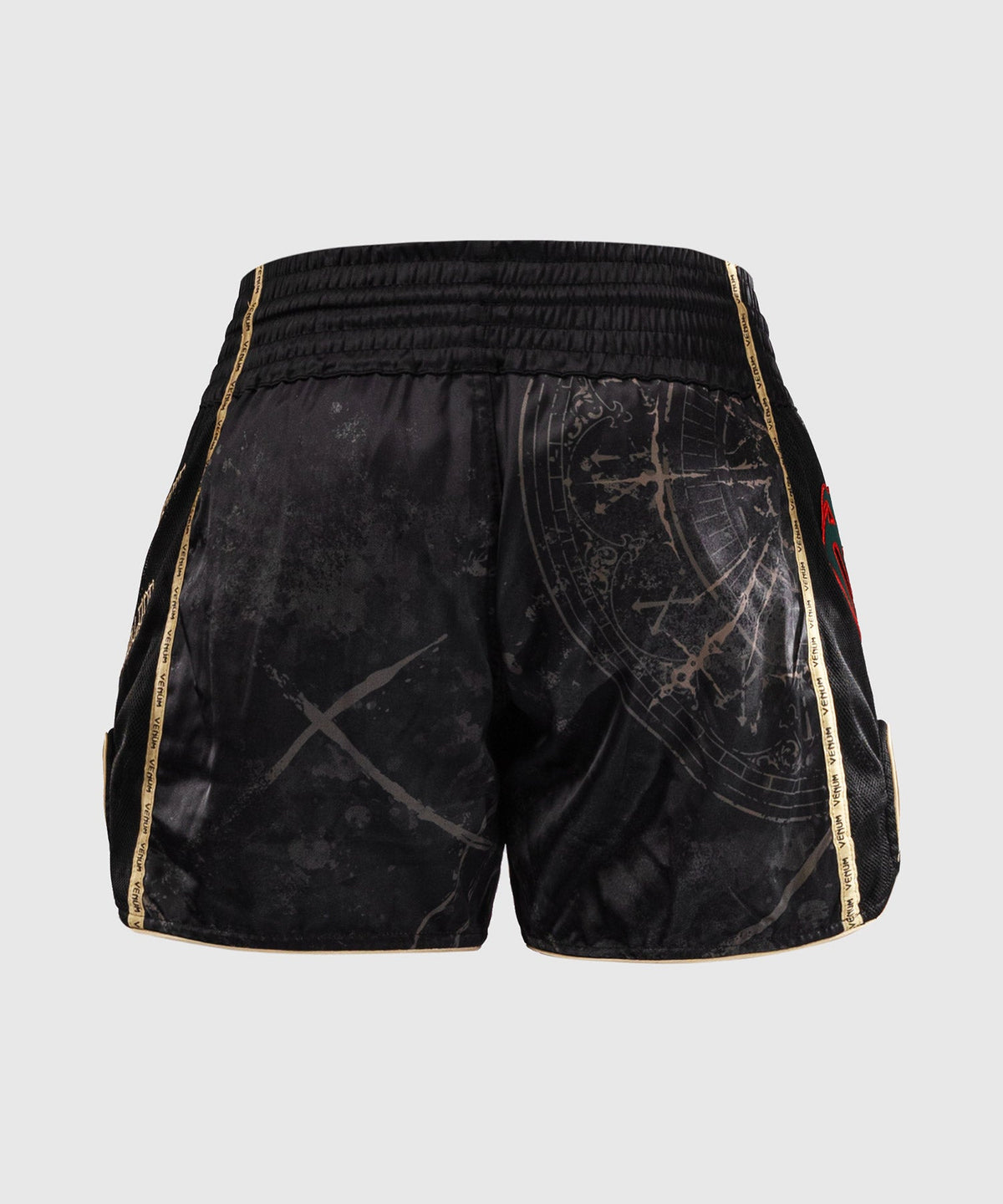 Venum Santa Muerte 5.0 Pantaloncini da Muay Thai - Nero Profondo/Oro