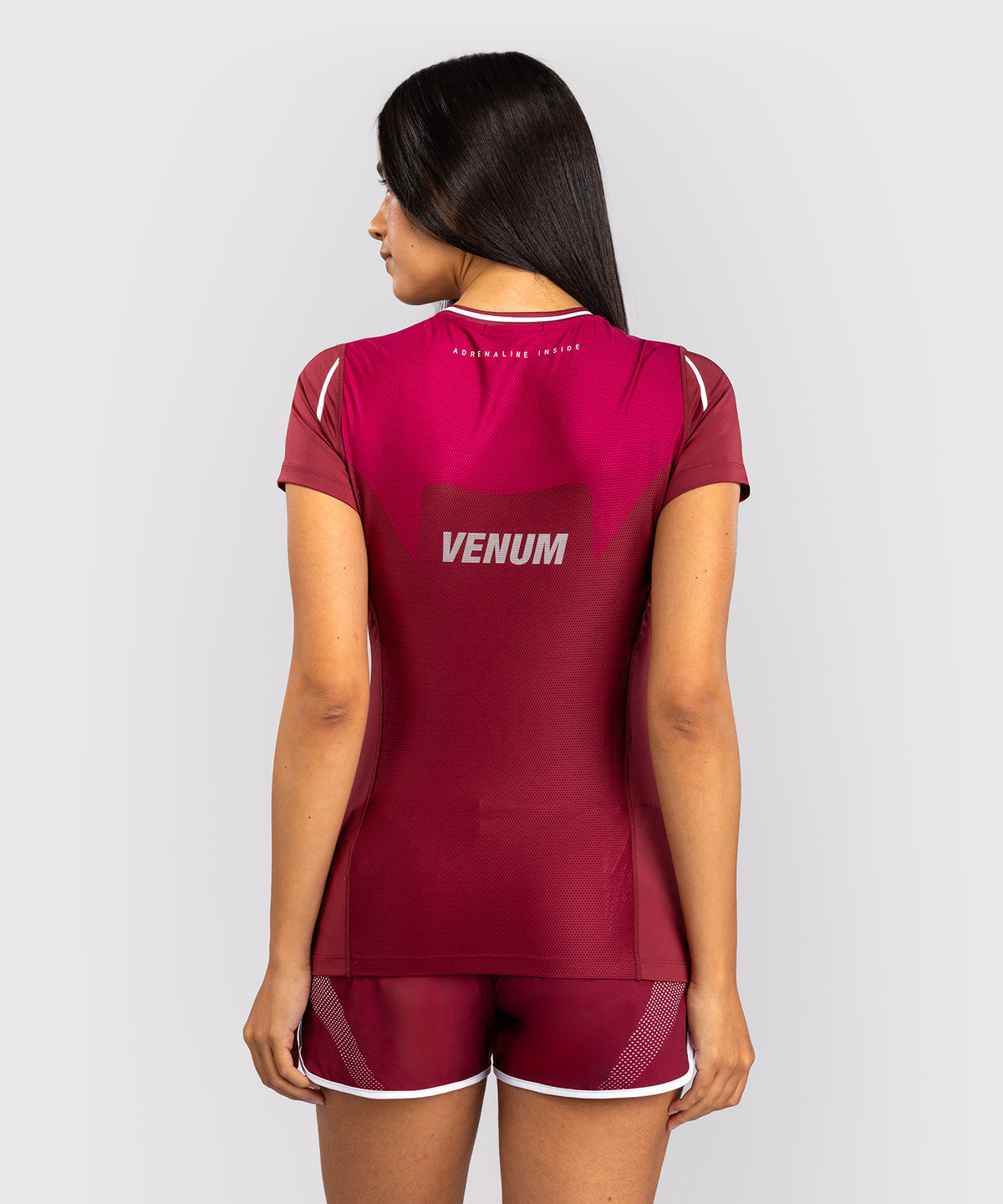 Venum Adrenaline Camiseta Dry-Tech para Mujer – Burdeos/Rosa