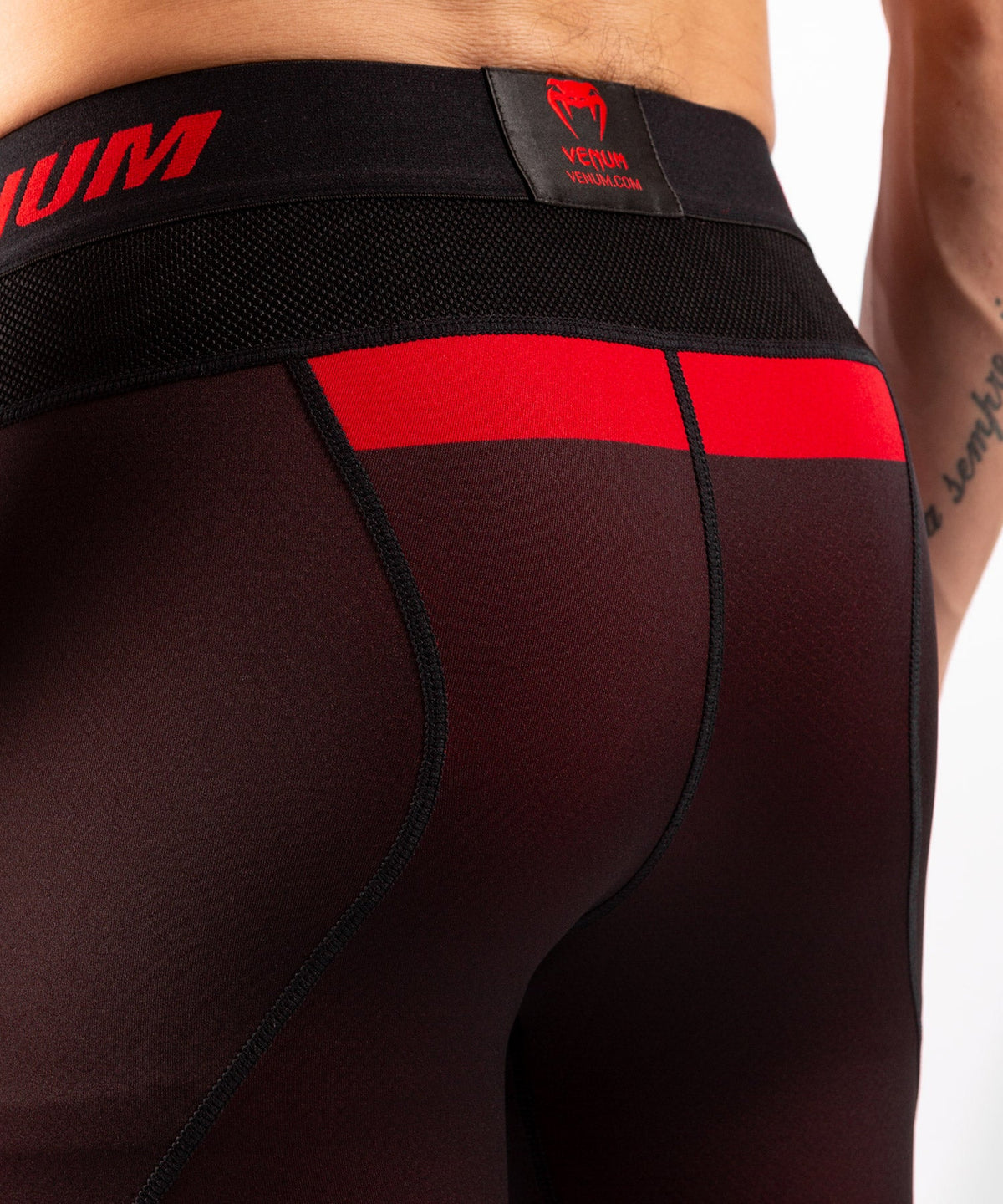 Short de compression Venum NoGi 3.0 - Noir/Rouge