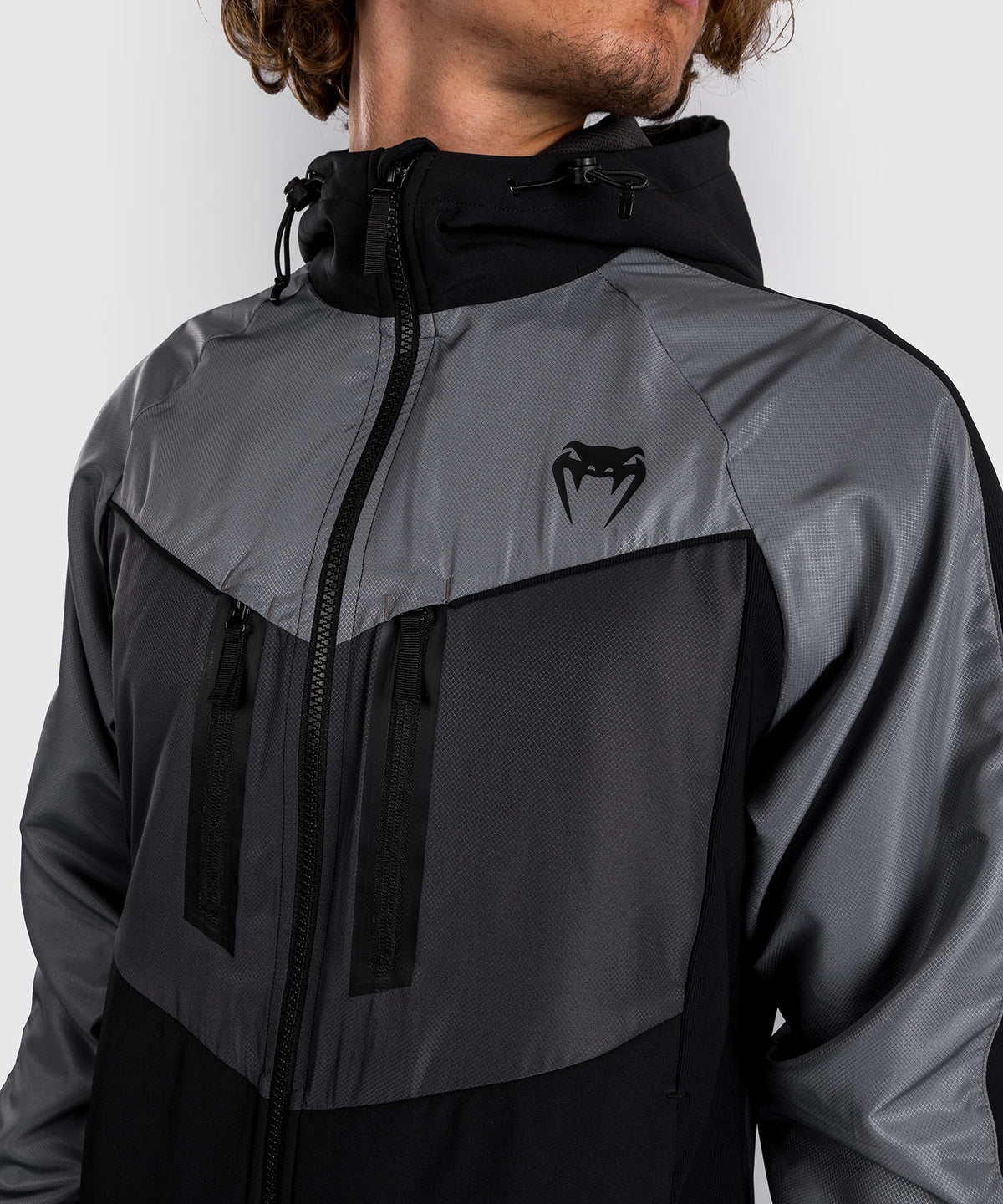 Venum Laser 3.0  Track Jacket - Negro/Gris