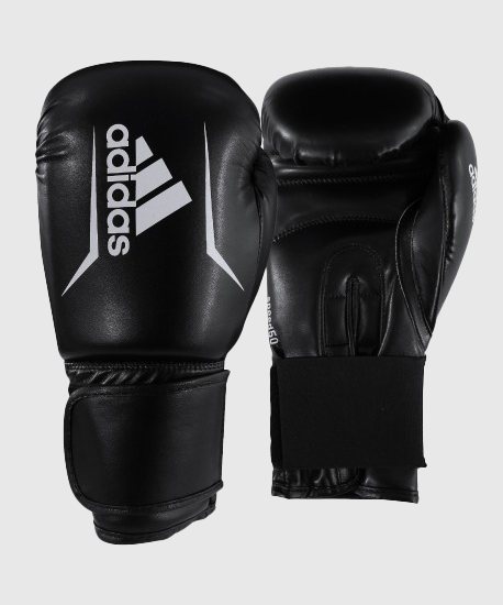 Adidas Speed 50 Guantoni da Boxe - Nero/Bianco