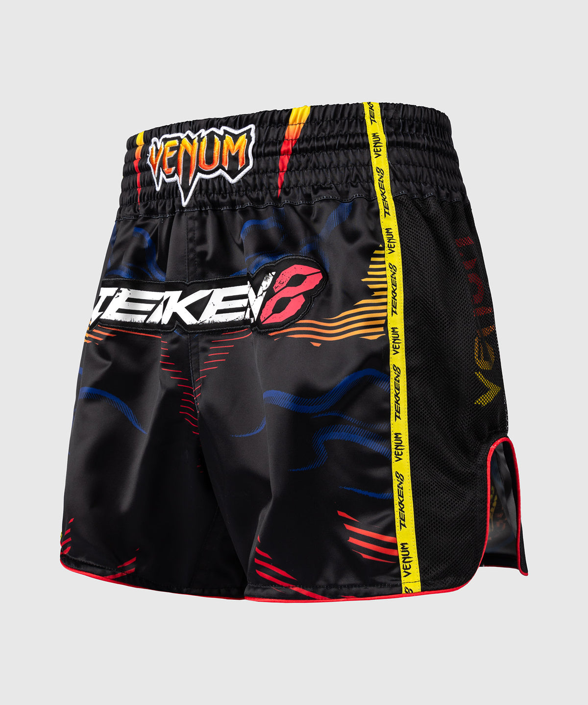 Venum x TEKKEN 8 Pantaloncini Muay Thaï - Yoshimitsu - Nero/Arancione