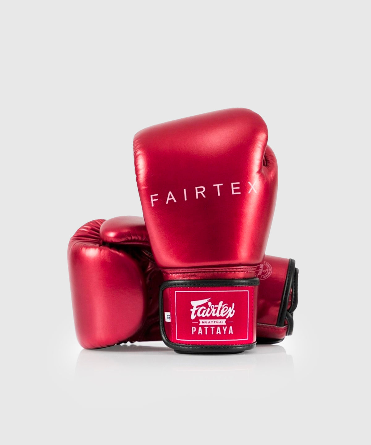 Fairtex Metallic Guantes de Boxeo - Rojo