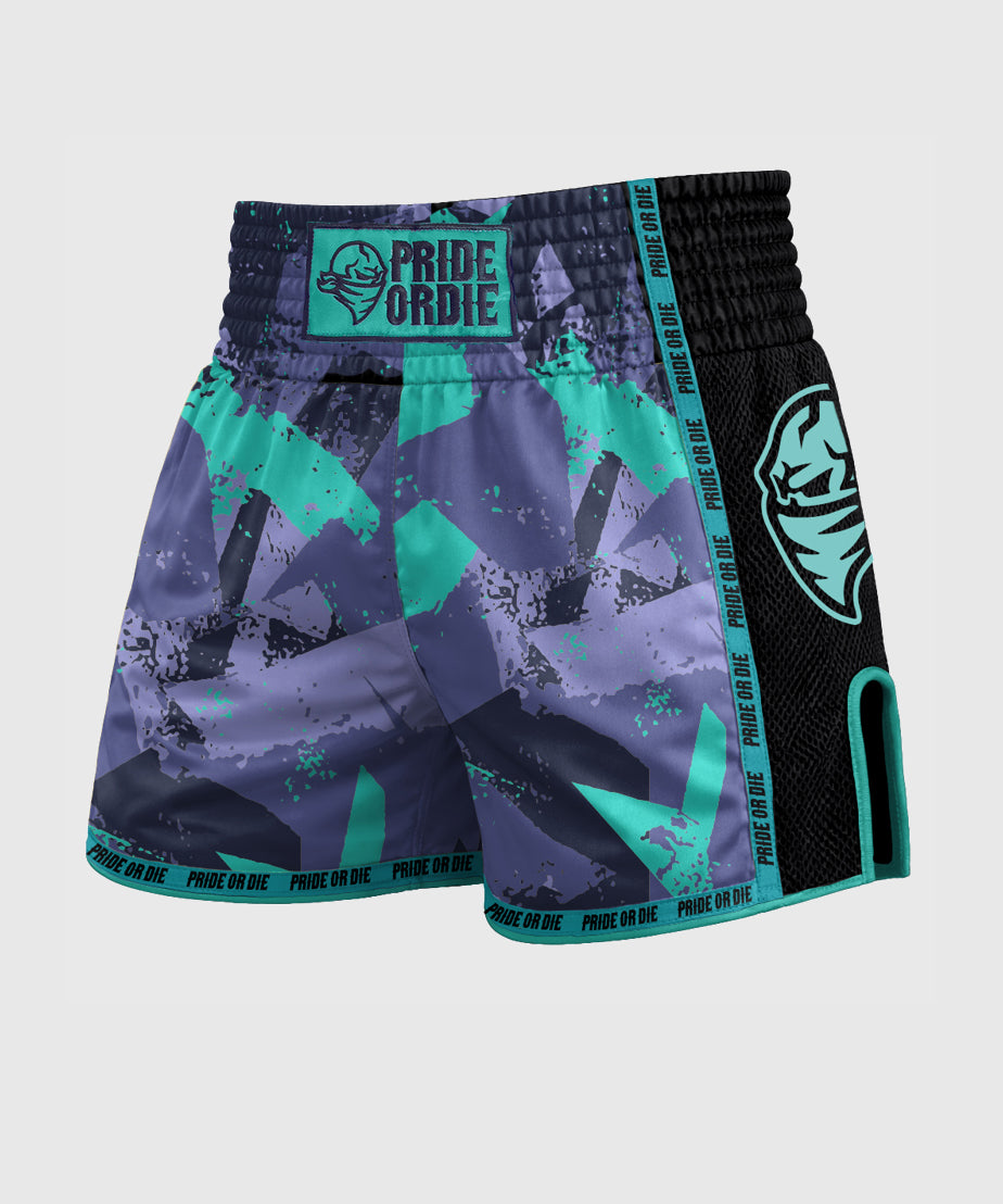 Pride Or Die Reckless 2.0 Pantaloncini da Muay Thai - Nero